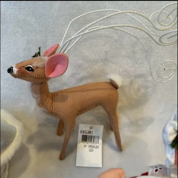 Lot (10) Vintage 90’s-2000 Annalee Christmas Dolls Santa Angel Reindeer - Picture 7 of 11